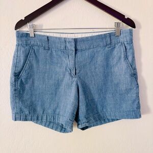 J by J. Crew‎ Light Blue Cotton Jean Shorts 8 Style B9356